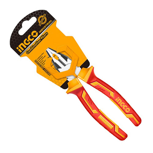 Alicate Universal Industrial Aislado Vde 200Mm/8" Ingco Hicp28208