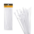 PACK 100 AMARRAS PLASTICAS BLANCAS 7.2X400MM INGCO HCT4001