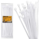 SET 100 AMARRAS PLASTICAS BLANCAS 9X600MM INGCO HCT6001