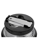 Termo Co 0,47L Inox King Ng/Az