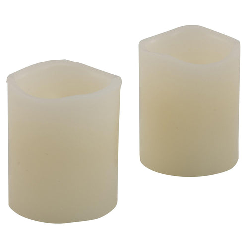 Set 2 Velas Hogar Marfil