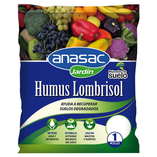 Humus Lombrisol 1kg - Anasac