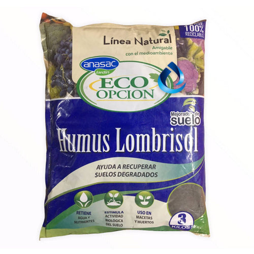 Humus Lombrisol 3kg - Anasac