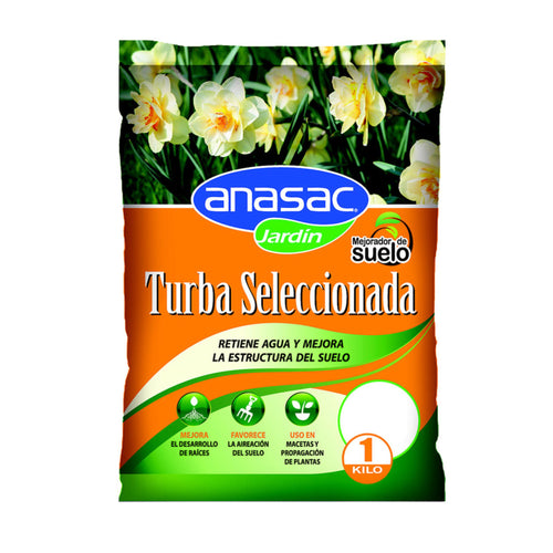 Turba Seleccionada Eco 1kg - Anasac