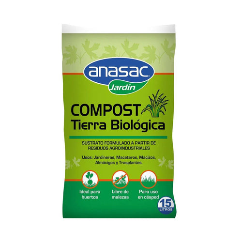 TIERRA BIOLOGICA COMPOST 15LTS