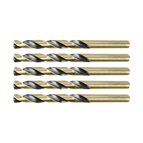 Pack 5 Brocas Para Metal Hss 10X133Mm Ingco Dbt1101003