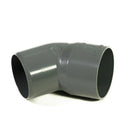 Codo 45O Pvc-S Cementar 40Mm Gris 1U