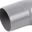 Codo 45O Pvc-S Cementar 40Mm Gris 1U