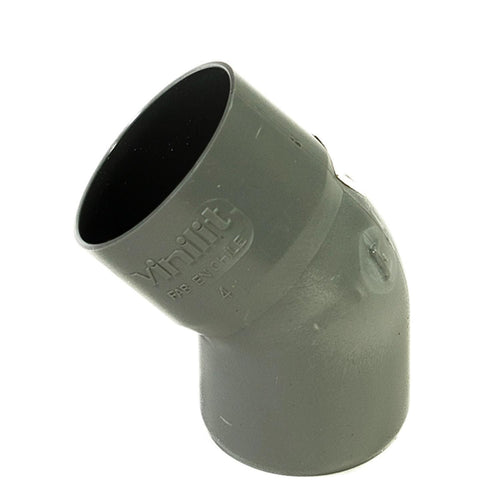 Codo 45O Pvc-S Cementar 50Mm Gris 1U