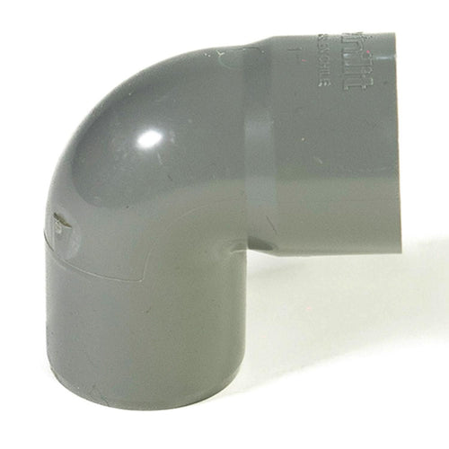 Codo 87,5O Pvc-S Cementar 50Mm Gris 1U