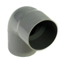 Codo 87,5O Pvc-S Cementar 50Mm Gris 1U
