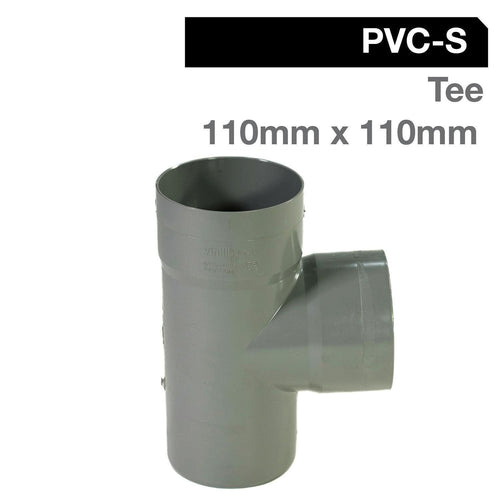 Tee Pvc-S Cementar 110Mm X 110Mm Gris 1U
