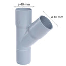 Vee Pvc-S Cementar 40Mm X 40Mm Gris 1U