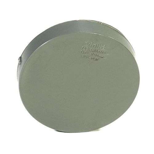 Tapa Pvc-S Cementar 110Mm Gris 1U
