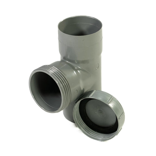 Tee Registro Pvc-S Cementar 75Mm Gris 1U