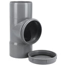 Tee Registro Pvc-S Cementar 75Mm Gris 1U