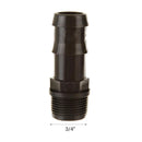 Terminal Polietileno He 3/4" Negro 1U