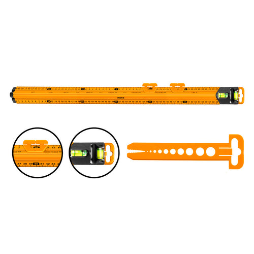 REGLA CON NIVEL DE BURBUJA 60CM INGCO HSR36003