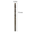 Broca Hss Para Metal 4 Mm