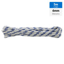 Cuerda Polipropileno Cuerda 6 Mm 5 M Blanco/Aul