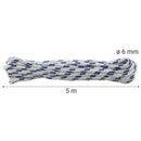 Cuerda Polipropileno Cuerda 6 Mm 5 M Blanco/Aul