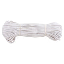 Cuerda Algodon Trenzado 2.5 Mm 30 M Blanco