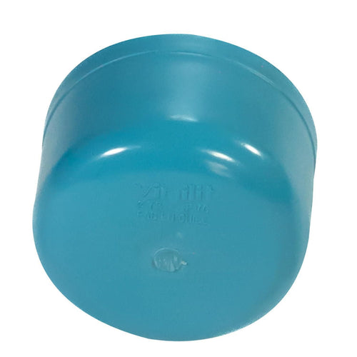Tapa Gorro Pvc-P Cem 75Mm Azul 1U