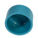 Tapa Gorro Pvc-P Cem 75Mm Azul 1U