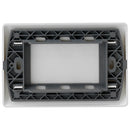 Placa Ciega Con Soporte Blanco Genesis