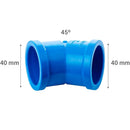 Codo 45O Pvc-P Cementar 40Mm 1U