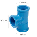 Tee Pvc-P Cementar 20Mm 1U