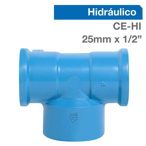Tee Trans Pvc-P Ce/Hi 25Mm X 1/2" 1U