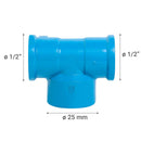 Tee Trans Pvc-P Ce/Hi 25Mm X 1/2" 1U