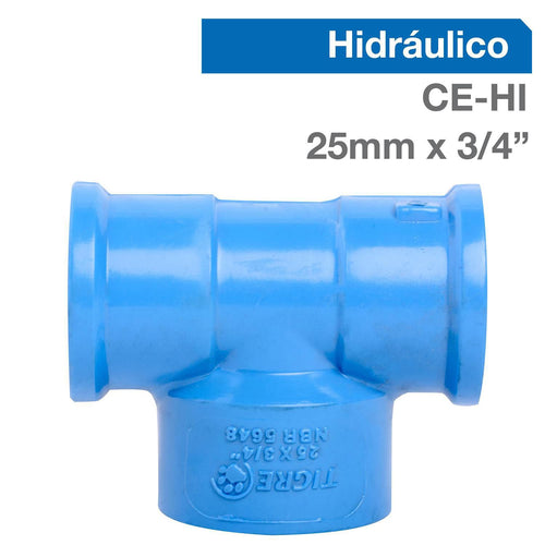 Tee Trans Pvc-P Ce/Hi 25Mm X 3/4" 1U