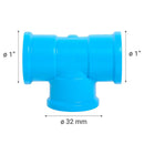 Tee Trans Pvc-P Ce/Hi 32Mm X 1" 1U