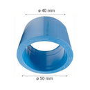 Buje Reduccion Corta Pvc-P Cementar 50Mm X 40Mm 1U