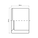 Buje Reduccion Corta Pvc-P Cementar 63Mm X 32Mm 1U
