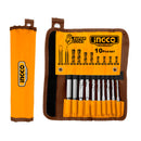 Set De Brocas Y Cinceles Sds Plus 10 Piezas Ingco Akd2101