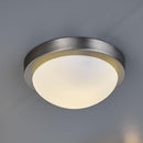 Plafon 25 Cm 60 W. Plata