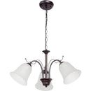 Lampara Colgante Metal Blanco