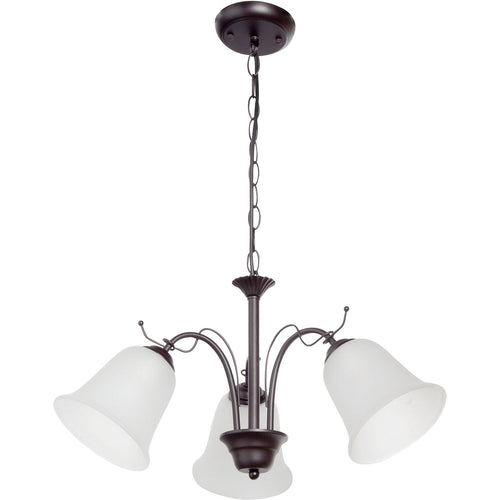 Lampara Colgante Metal Blanco