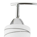 Lampara Techo 3 Luces Metal Gris