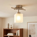 Lampara Techo Metal Blanco