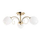 Lampara Techo 3 Luces Metal Cafe