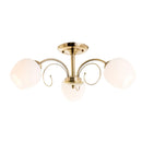 Lampara Techo 3 Luces Metal Cafe