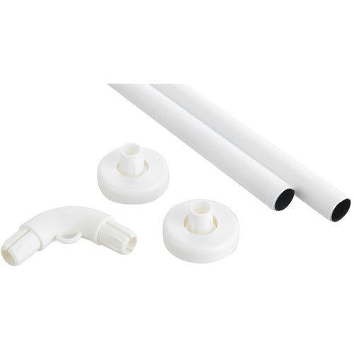 Kit De Barra Para Cortina 5 Piezas Pvc