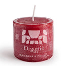 Vela Aromatica Manzana Y Canela Rojo