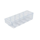 Caja Transparente Poliestireno Rigido Pequeña 5 divisiones - Toolmax