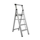 Escalera / Taburete plegable aluminio 200kg ultra liviano 4 peldaños - Toolmax
