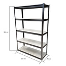 ESTANTERIA ENS S/PERNO 5 R 1.2X0.46X1.8M